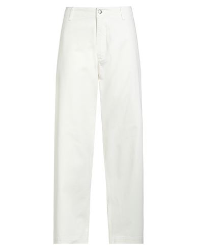 Emporio Armani Man Jeans Off White Size 36 Cotton In White