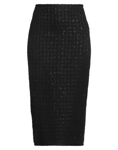 Midi-Rock Damen Schwarz 38,40,42 Damen