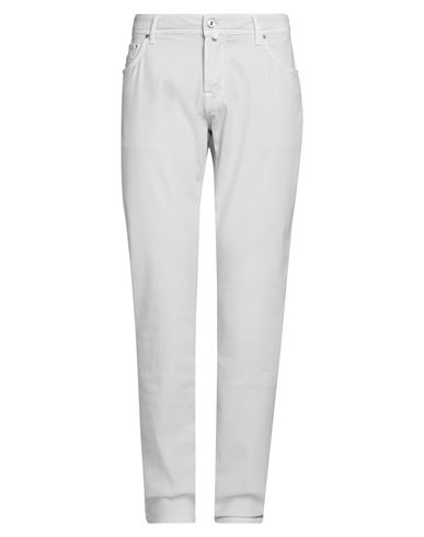 Jacob Cohёn Man Pants Off White Size 35 Cotton, Elastane