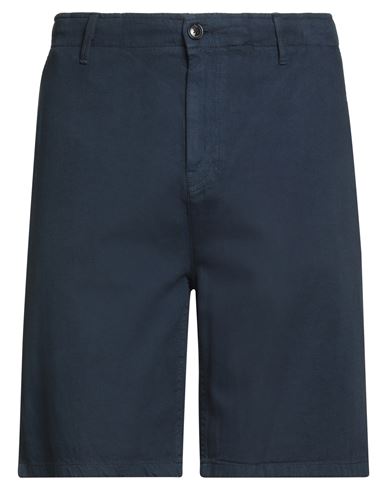 Scotch & Soda Man Shorts & Bermuda Shorts Navy Size 33 Cotton, Linen In Brown