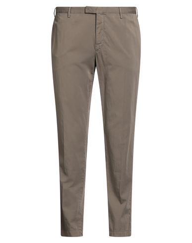 Pt Torino Taupe Cotton Stretch Master Pants In Brown