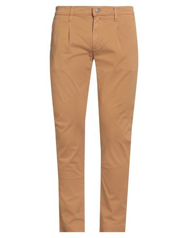 Grey Daniele Alessandrini Man Pants Camel Size 33 Cotton, Elastane In Metallic