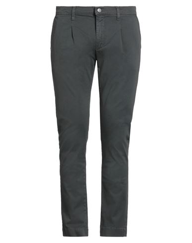 Grey Daniele Alessandrini Man Pants Charcoal Size 33 Cotton, Elastane In Black