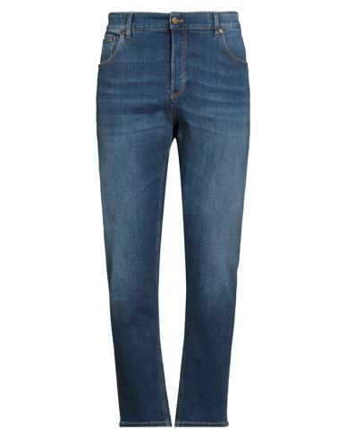 Pt Torino Man Jeans Blue Size 36 Cotton, Elastomultiester, Elastane