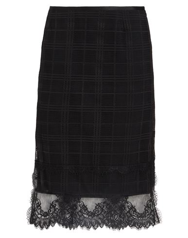 Alberta Ferretti Woman Midi Skirt Black Size 8 Polyester