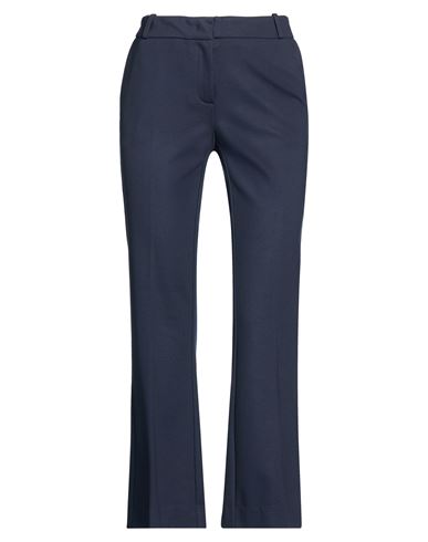 Kiltie Woman Pants Navy Size 6 Viscose, Polyamide, Elastane In Blue