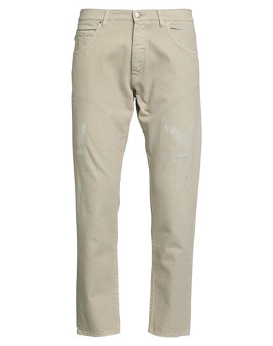 2 Men Man Jeans Beige Size 33 Cotton In Sand
