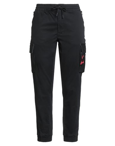 Aeronautica Militare Woman Pants Black Size 6 Cotton, Elastane