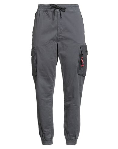 Aeronautica Militare Woman Pants Lead Size 6 Cotton, Elastane