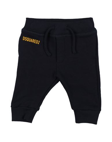Dsquared2 Newborn Boy Pants Navy Size 3 Cotton, Elastane