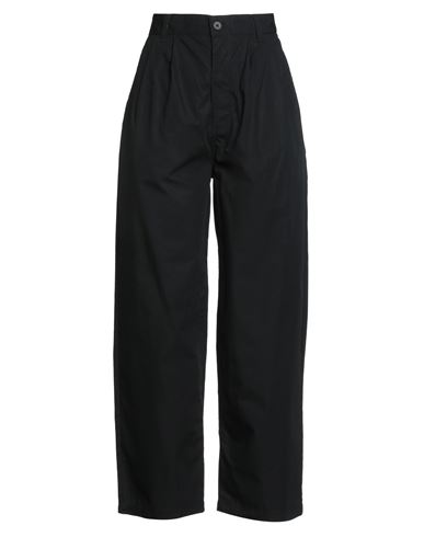 Carhartt Straight Leg Pants With Belt Loops And Pockets In Black