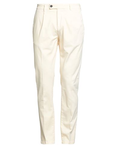 No Lab Man Pants Cream Size 35 Cotton, Elastane