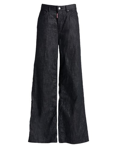 Dsquared2 Woman Jeans Black Size 6 Cotton, Elastane