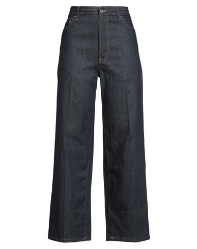 Setchu Woman Jeans Blue Size 3 Cotton, Washi (japanese Paper)