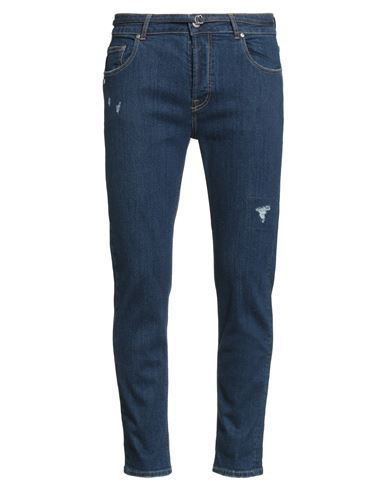 Grey Daniele Alessandrini Man Jeans Blue Size 32 Cotton, Elastane