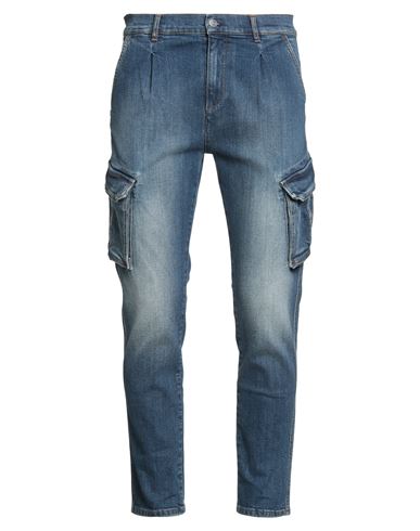 Grey Daniele Alessandrini Man Jeans Blue Size 32 Cotton, Elastane