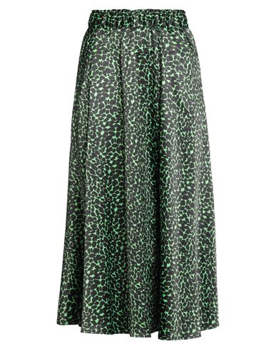 Shirtaporter Woman Midi Skirt Light Green Size 10 Polyester