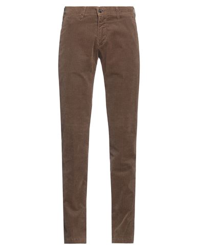 4/10 Four.ten Industry 4/10 Four. Ten Industry Man Pants Camel Size 28 Cotton, Elastane