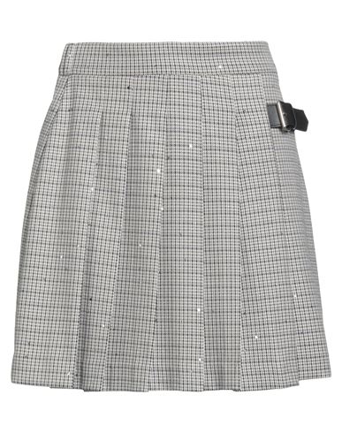 Shirtaporter Woman Mini Skirt Sand Size 6 Polyester, Viscose, Elastane