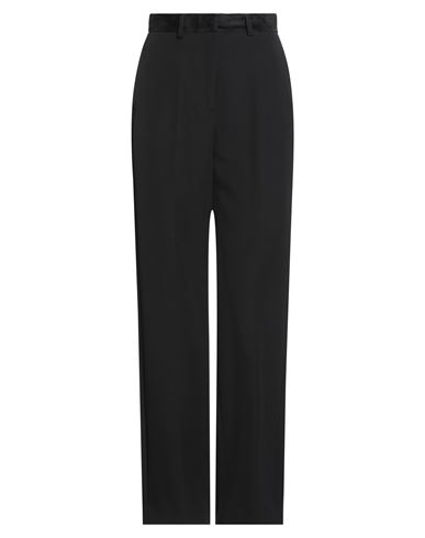 Vicolo Woman Pants Black Size L Polyester, Elastane