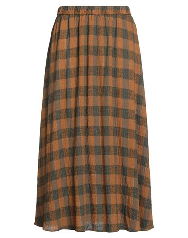 Des Petits Hauts Woman Midi Skirt Camel Size 1 Viscose, Wool, Polyamide, Polyester