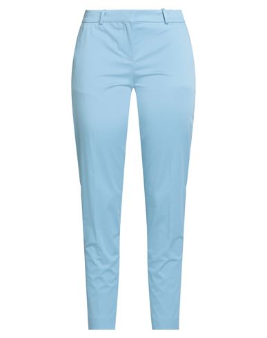 Hugo Boss Boss Woman Pants Light Blue Size 14 Cotton, Elastane In Blue