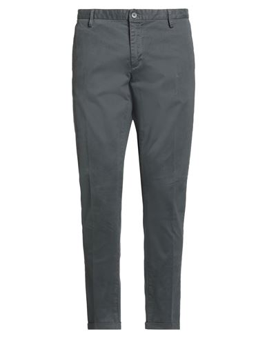At.p.co At. P.co Man Pants Lead Size 33 Cotton, Elastane In Gray
