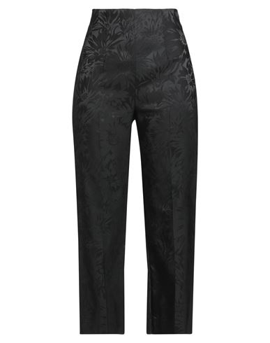 Rossopuro Woman Pants Black Size 10 Polyester, Acetate
