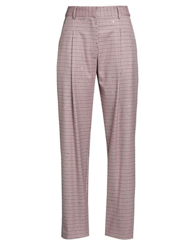 Shirtaporter Woman Pants Garnet Size 12 Polyester, Viscose, Elastane