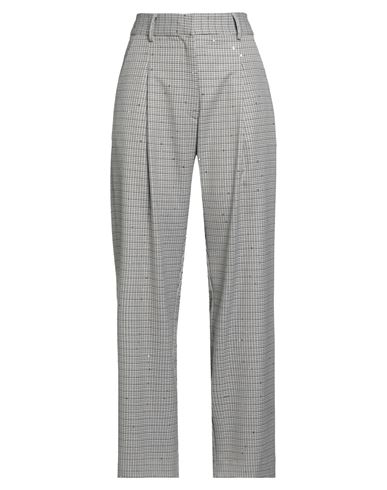 Shirtaporter Woman Pants Blue Size 4 Polyester, Viscose, Elastane