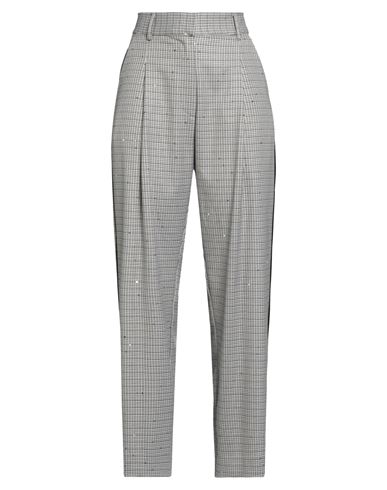 Shop Shirtaporter Woman Pants Blue Size 10 Polyester, Viscose, Elastane