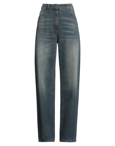 MSGM Jeanshose Damen Blau 38 Damen
