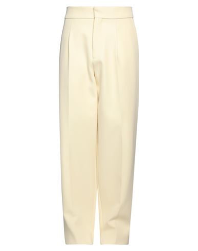 Fear Of God Man Pants Pastel Yellow Size 34 Wool, Cotton