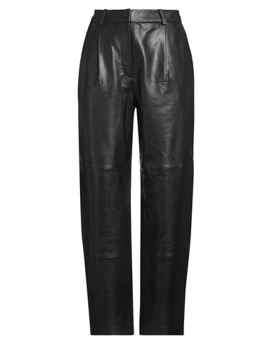 Maison Scotch Woman Pants Black Size M Sheepskin