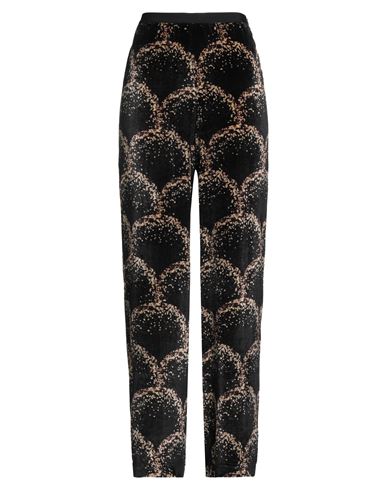Siyu Woman Pants Black Size 8 Viscose, Silk