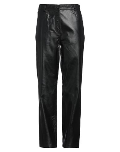Totême Toteme Woman Pants Black Size 8 Calfskin