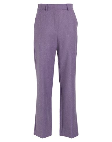Beatrice B Beatrice .b Woman Pants Lilac Size 6 Virgin Wool, Polyester, Viscose, Elastane In Multi
