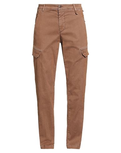 Blauer . Man Pants Brown Size 32 Cotton, Viscose, Elastane