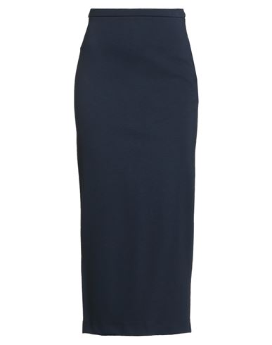 Pinko Woman Midi Skirt Midnight Blue Size 6 Viscose, Nylon, Elastane