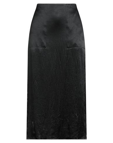 Sportmax Woman Midi Skirt Black Size 8 Acetate In Black