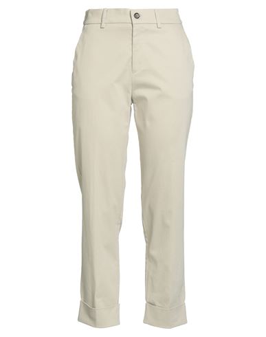 Berwich Woman Pants Beige Size 4 Cotton, Elastane