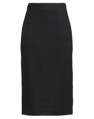 Les Filles D'eva Woman Midi Skirt Black Size 8 Wool, Polyamide