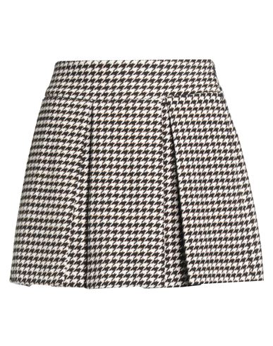 Jijil Woman Mini Skirt Ivory Size 8 Polyester, Wool