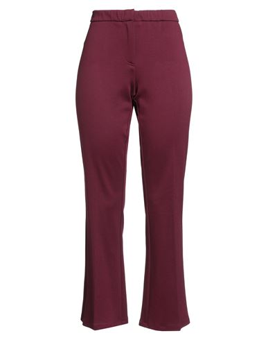 Shop Merci Italia Woman Pants Burgundy Size 10 Viscose, Nylon, Elastane