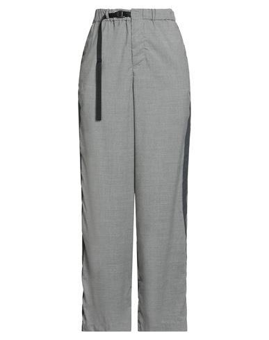 White Sand Woman Pants Grey Size 6 Polyester, Wool, Viscose, Elastane