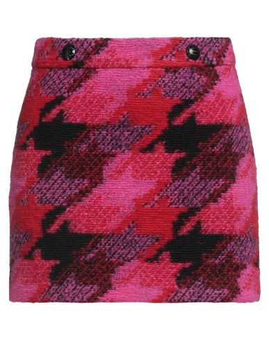 Gaelle Paris Gaëlle Paris Woman Mini Skirt Fuchsia Size 6 Wool, Polyester