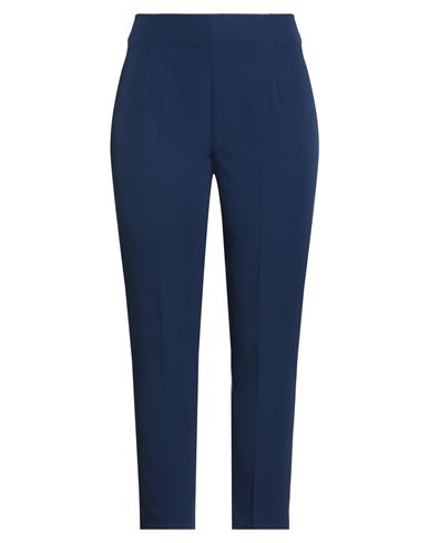 Gai Mattiolo Gm Woman Pants Navy Size 12 Polyester, Elastane In Blue