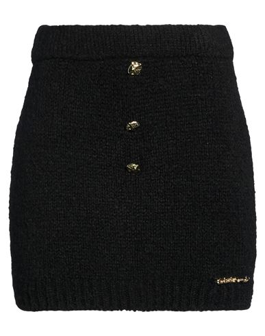 Odi Et Amo Woman Mini Skirt Black Size 1 Acrylic, Wool, Polyamide, Mohair Wool