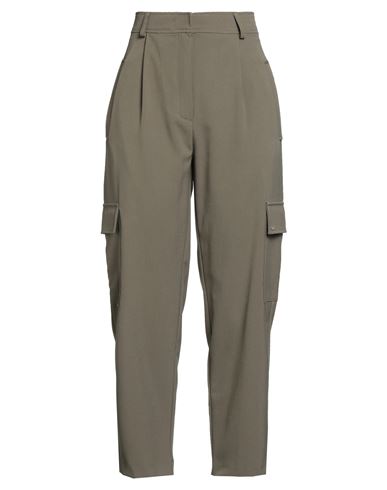 Kaos Woman Pants Military Green Size 8 Polyester, Viscose, Elastane