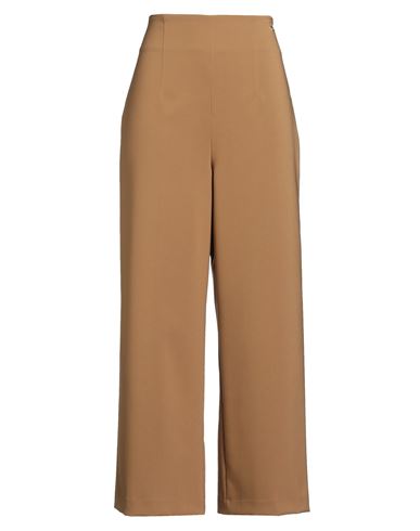 Gai Mattiolo Gm Woman Pants Camel Size 12 Polyester, Elastane
